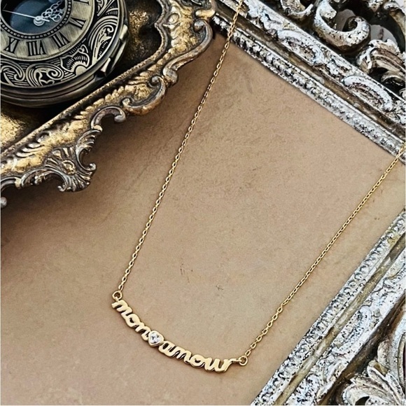 KATE SPADE • True Love Mon Amour Gold Necklace - Picture 5 of 5